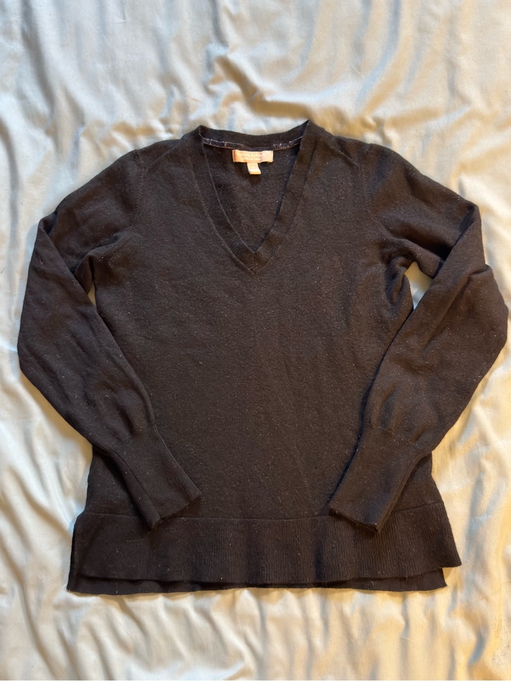 Banana Republic Black V-Neck Sweater